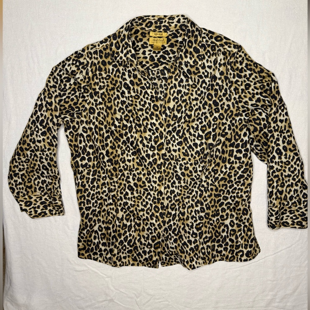 Leopard Print Women's Blouse